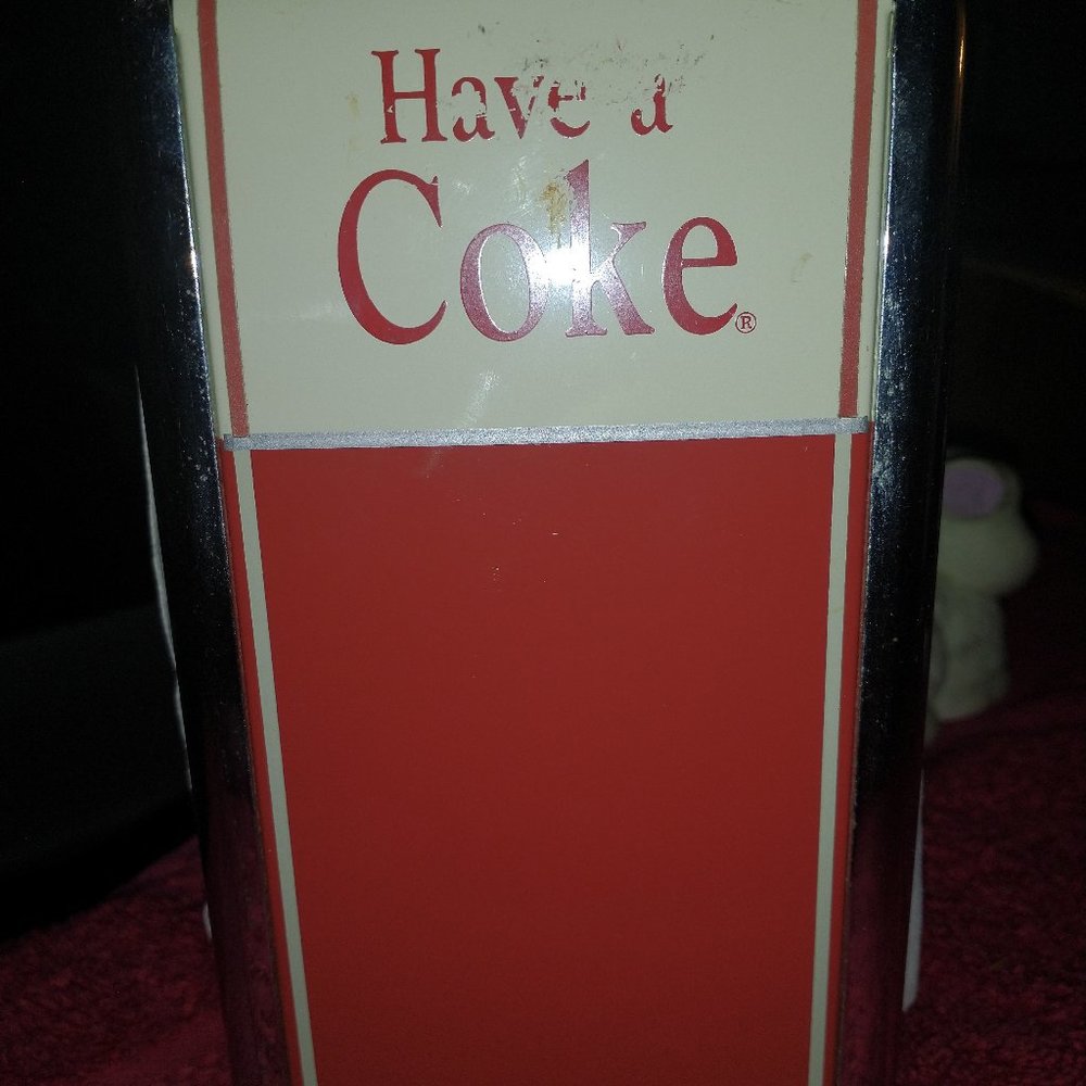 Vintage Have a Coke Coca-Cola Napkin Holder